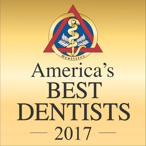 America's Best Dentist 2017 badge