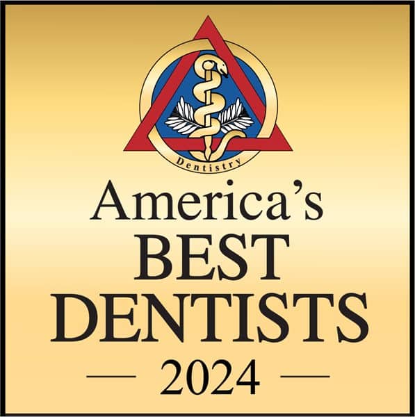 America's Best Dentist 2024 badge